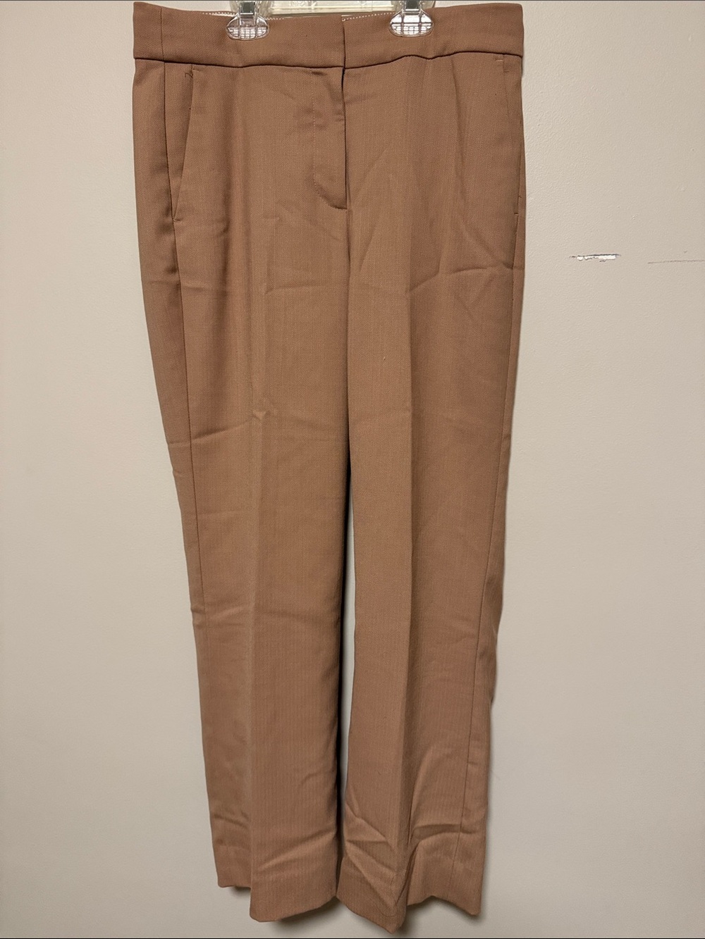 J. Crew Women's Straight-Leg cropped Dress Trousers - beige size 4